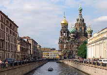 Sankt Petersburg - Erlserkathedrale. bersetzungen russisch
